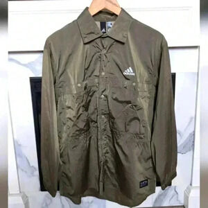 ADIDAS | Men's Orbit Green PSRVE VL009 Men's Long Sleeved Shirt Jacket